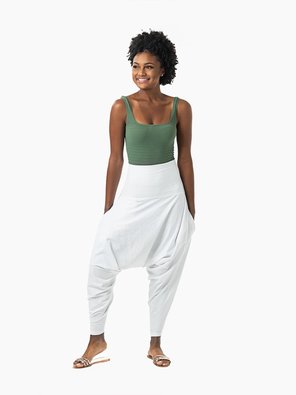 Buddha Pants Organic High Waist San Fran Bamboo Harem Pants